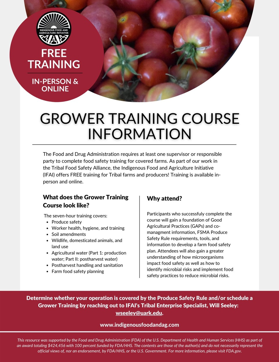 Flyer for Training Course