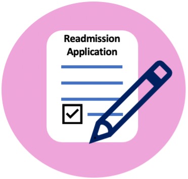 readmission application